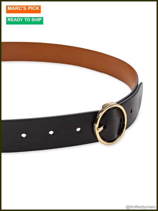 Reversible Leather Fashion Dress Belt for Jeans, Trousers, Dresses main image 5